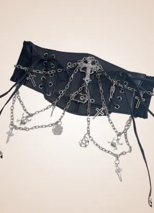 Grunge Crop Top Bustier