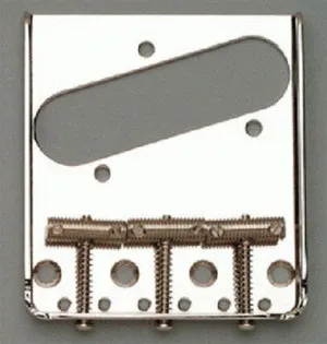 Guitar bridge - vintage-style 3 saddle bridge for Tele - left-handed