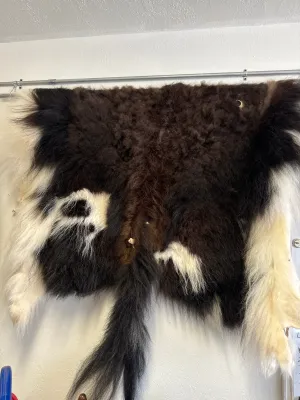 Hair on yak hide