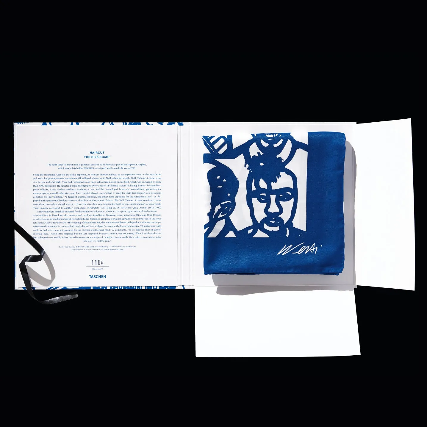 Haircut Scarf by Ai Weiwei