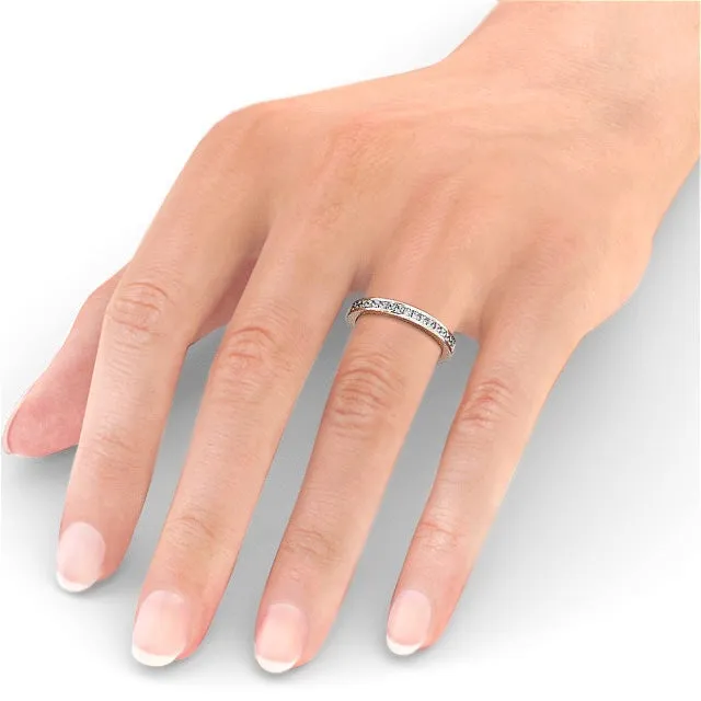 Half Eternity Ring, Princess Cut Classic Design