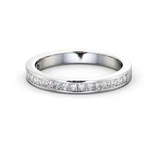Half Eternity Ring, Princess Cut Classic Design