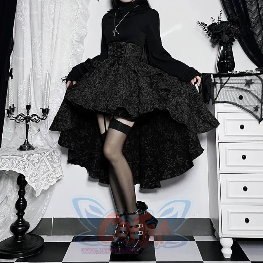 Halloween Gothic Lolita Red And Black Vintage Lolita Set