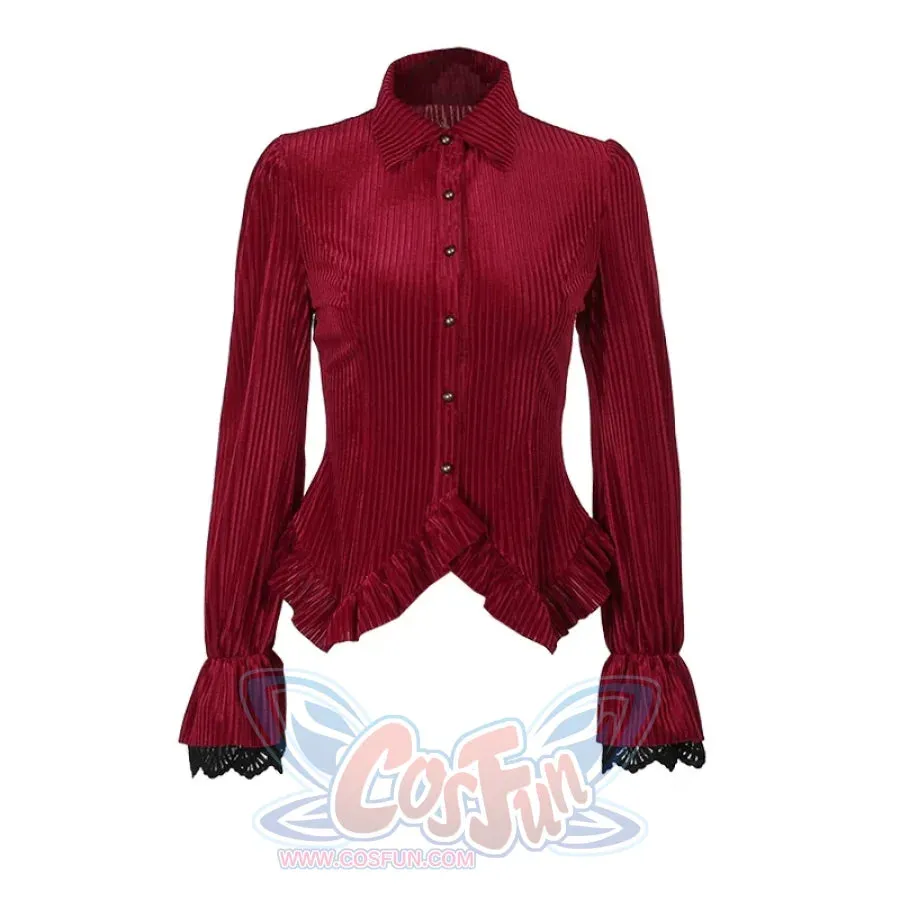 Halloween Gothic Lolita Red And Black Vintage Lolita Set