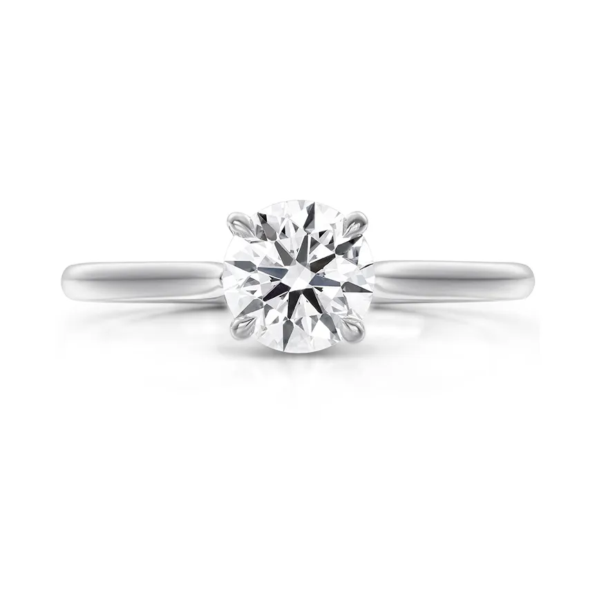 Hearts On Fire 18k White Gold Camilla 4 Prong Engagement Setting