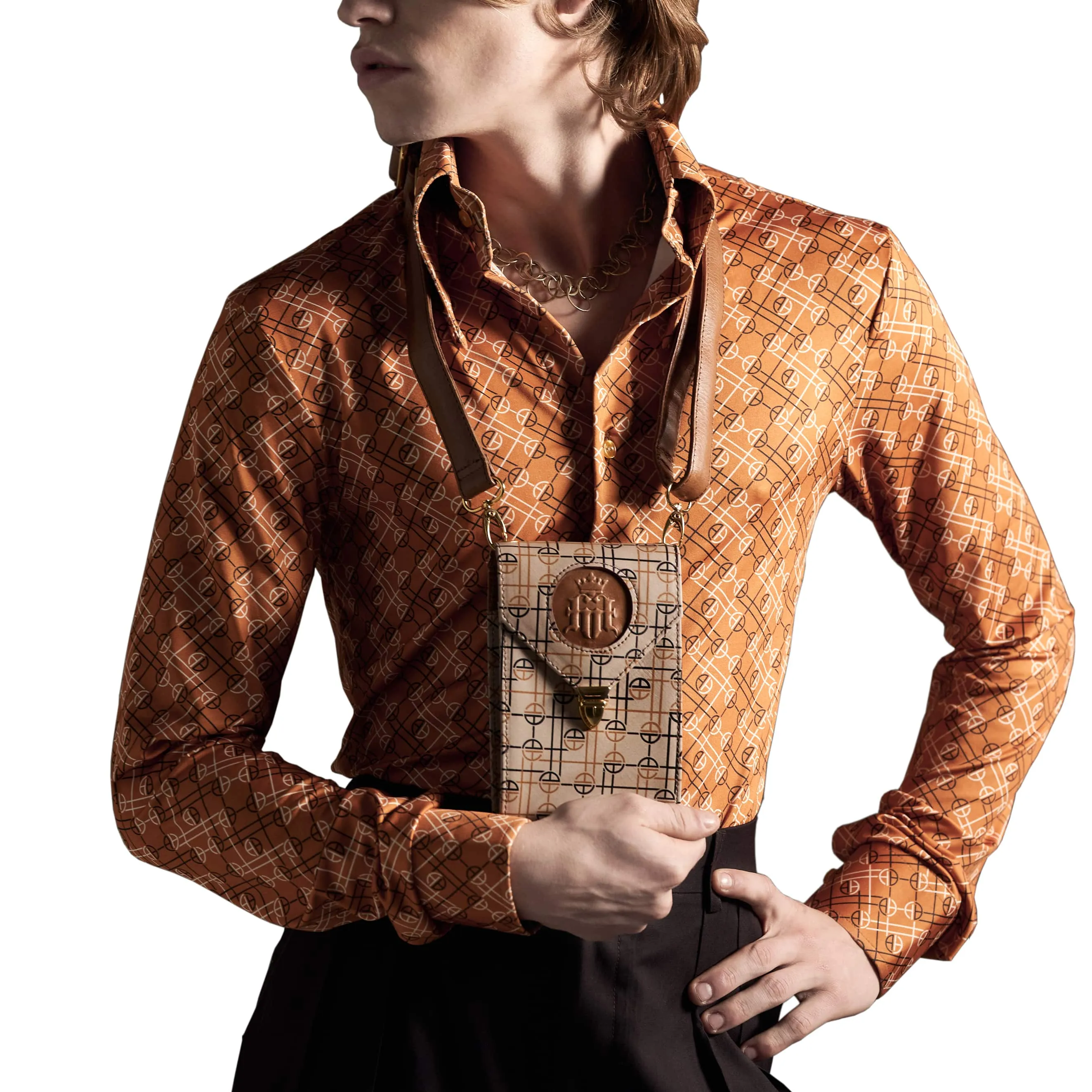 HELEN ANTHONY MONOGRAM SHIRT