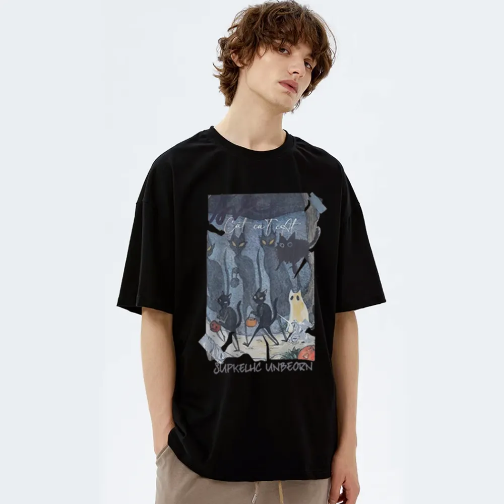 High Street Cat Shadow Ghost T-Shirt