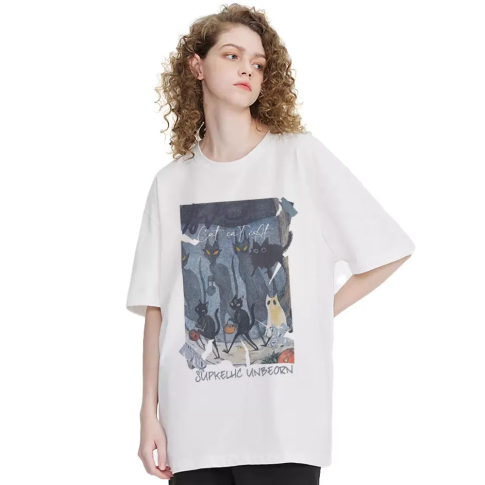 High Street Cat Shadow Ghost T-Shirt