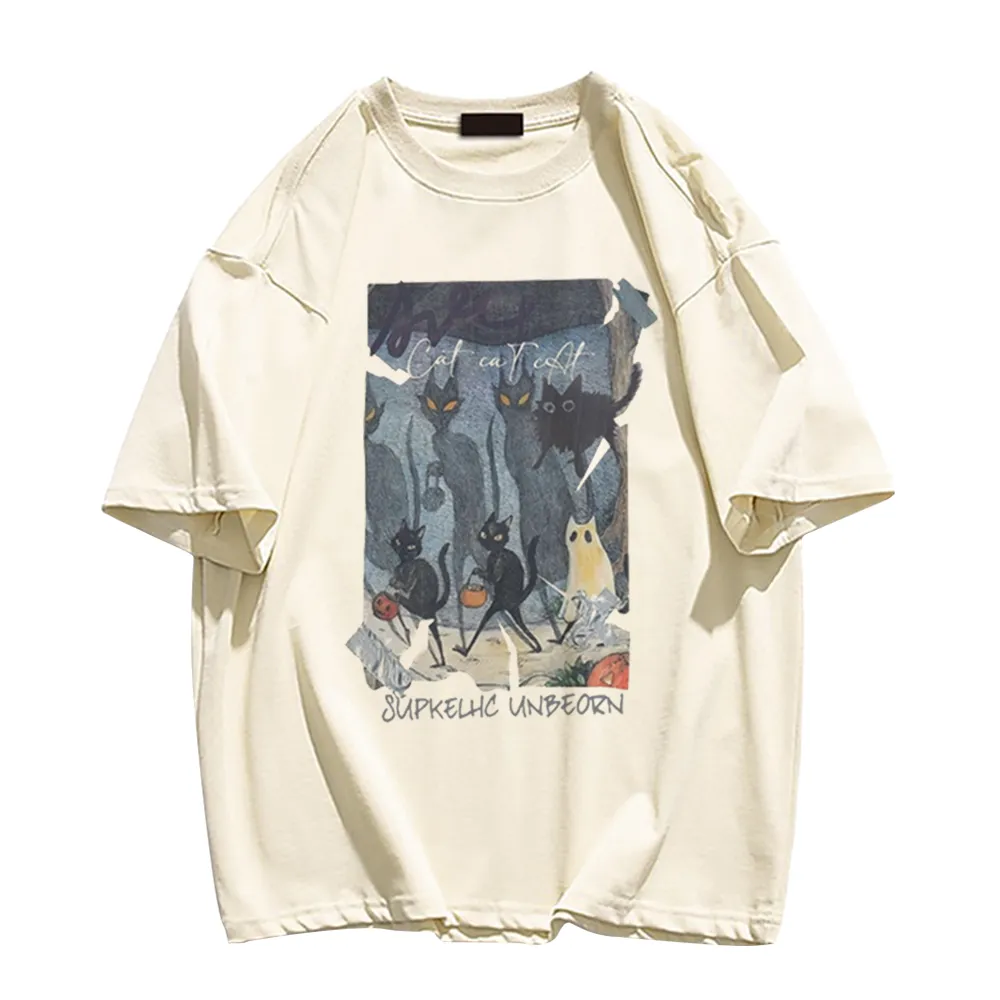 High Street Cat Shadow Ghost T-Shirt