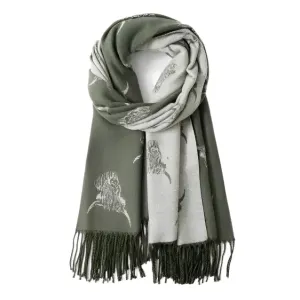 Highland Cow Reversible Scarf