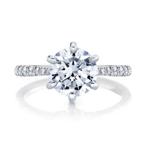 HS Original Six Prong Diamond Solitaire