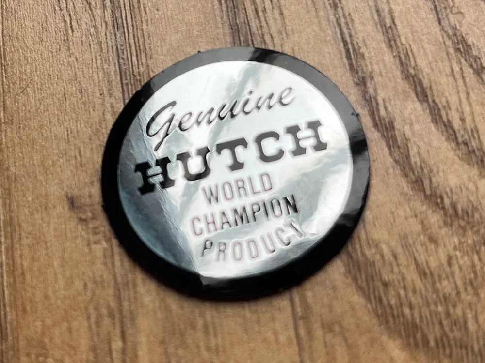 Hutch Frame Sticker Black on Chrome