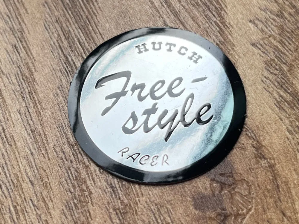 Hutch Frame Sticker Black on Chrome