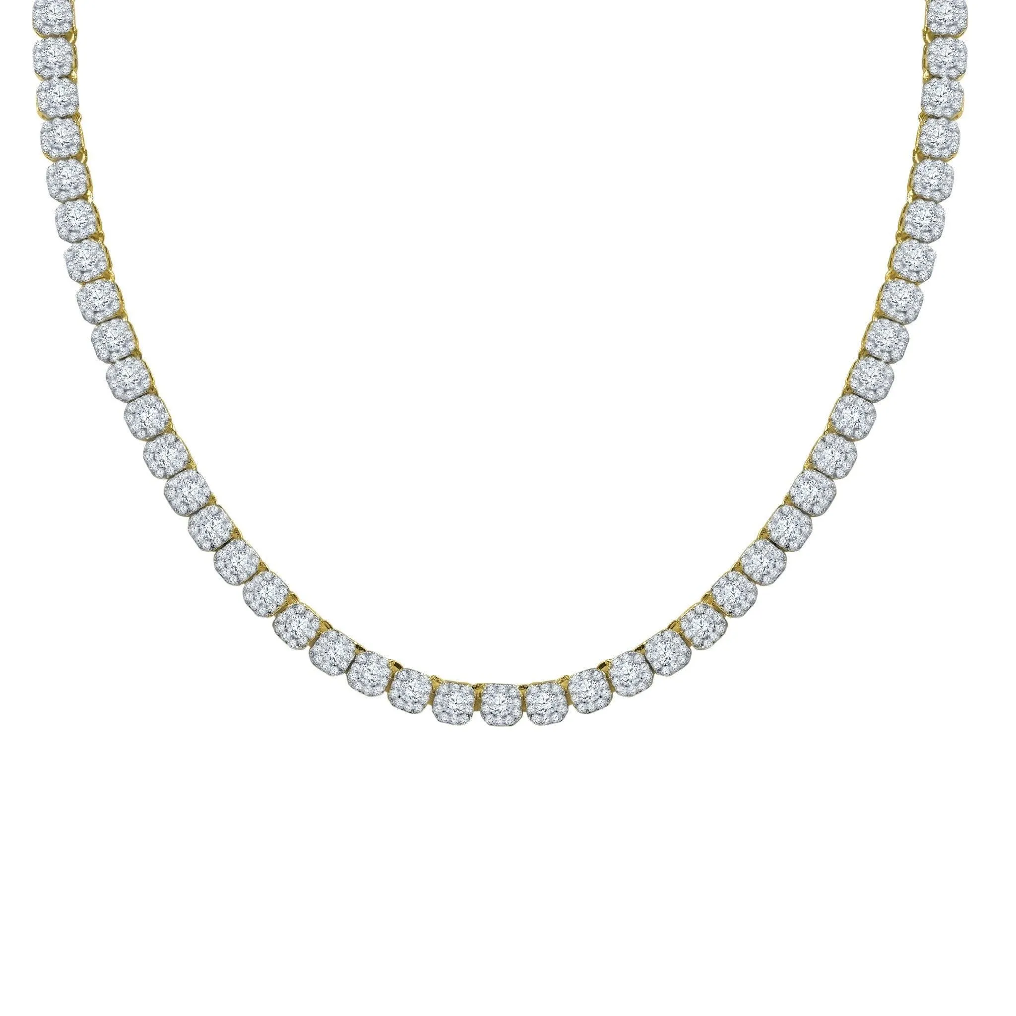 ICECUBE 5 MM 925 SILVER SQUARE TENNIS CHAIN | BMW9213572