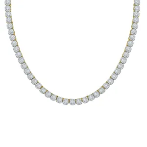 ICECUBE 5 MM 925 SILVER SQUARE TENNIS CHAIN | BMW9213572