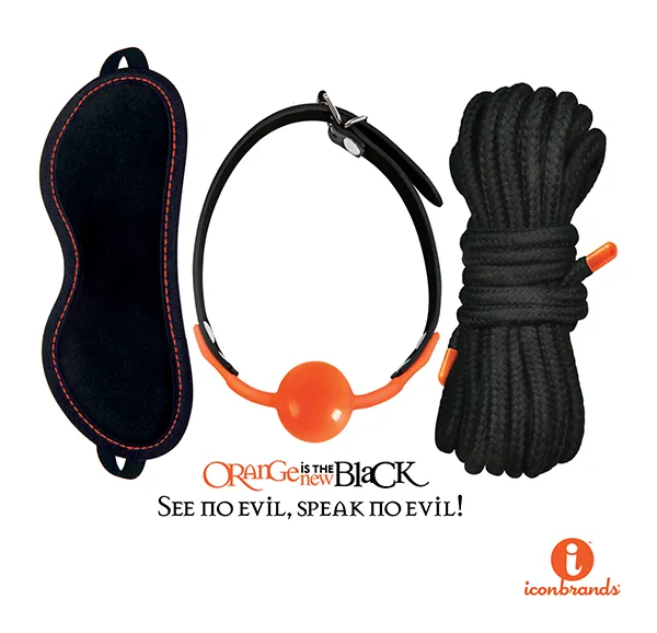 Icon Brands - Orange is the New Black  See No Evil, Speak No Evil Kit
