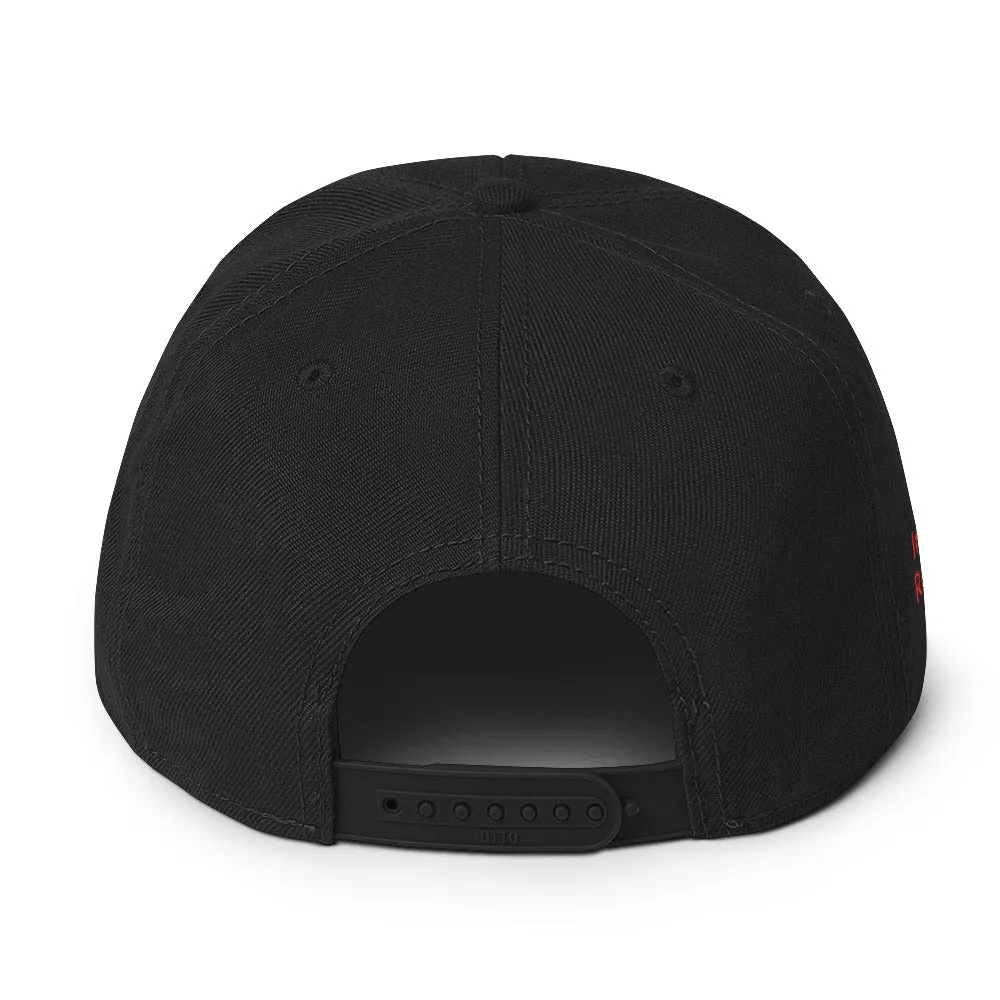 IR Snapback Hat Black - Red Logo