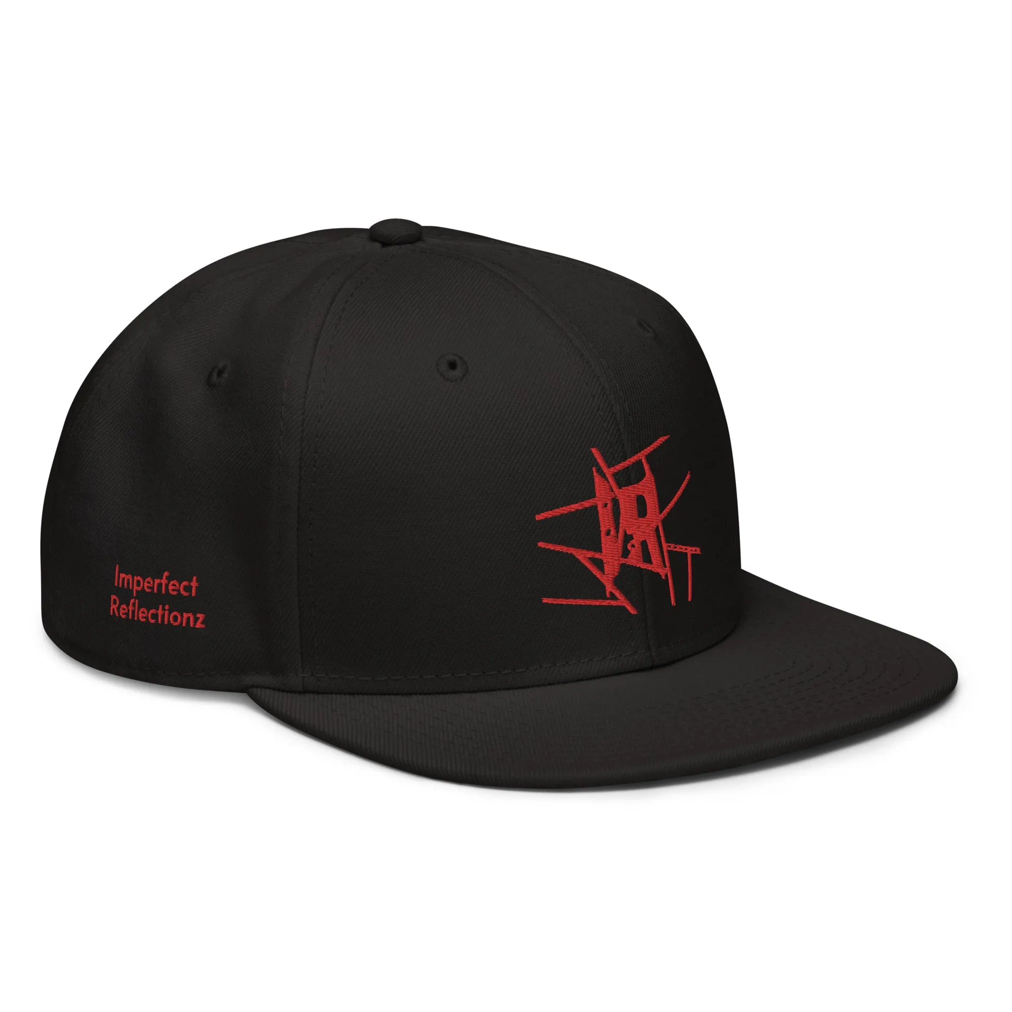 IR Snapback Hat Black - Red Logo