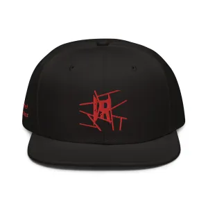 IR Snapback Hat Black - Red Logo