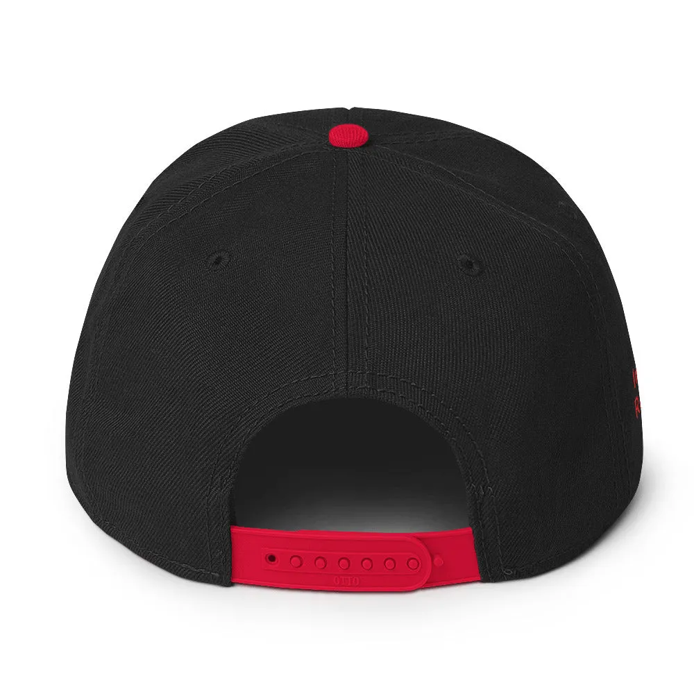 IR Snapback Hat Black/Red