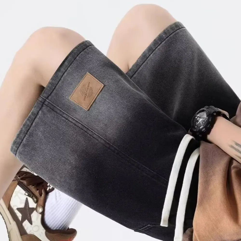 Japanese Gradient Leather Label Shorts