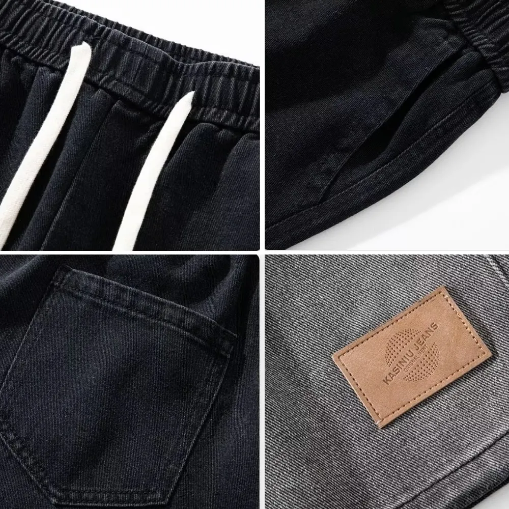 Japanese Gradient Leather Label Shorts