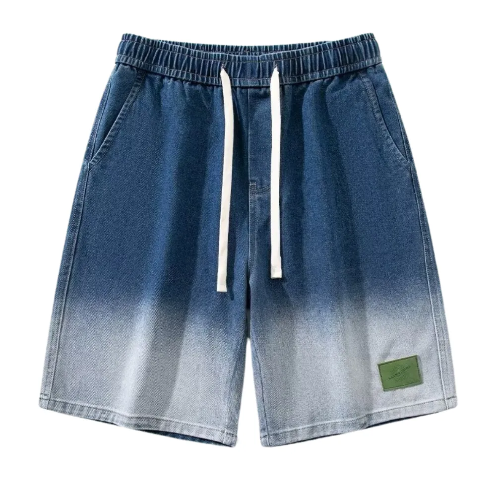 Japanese Gradient Leather Label Shorts