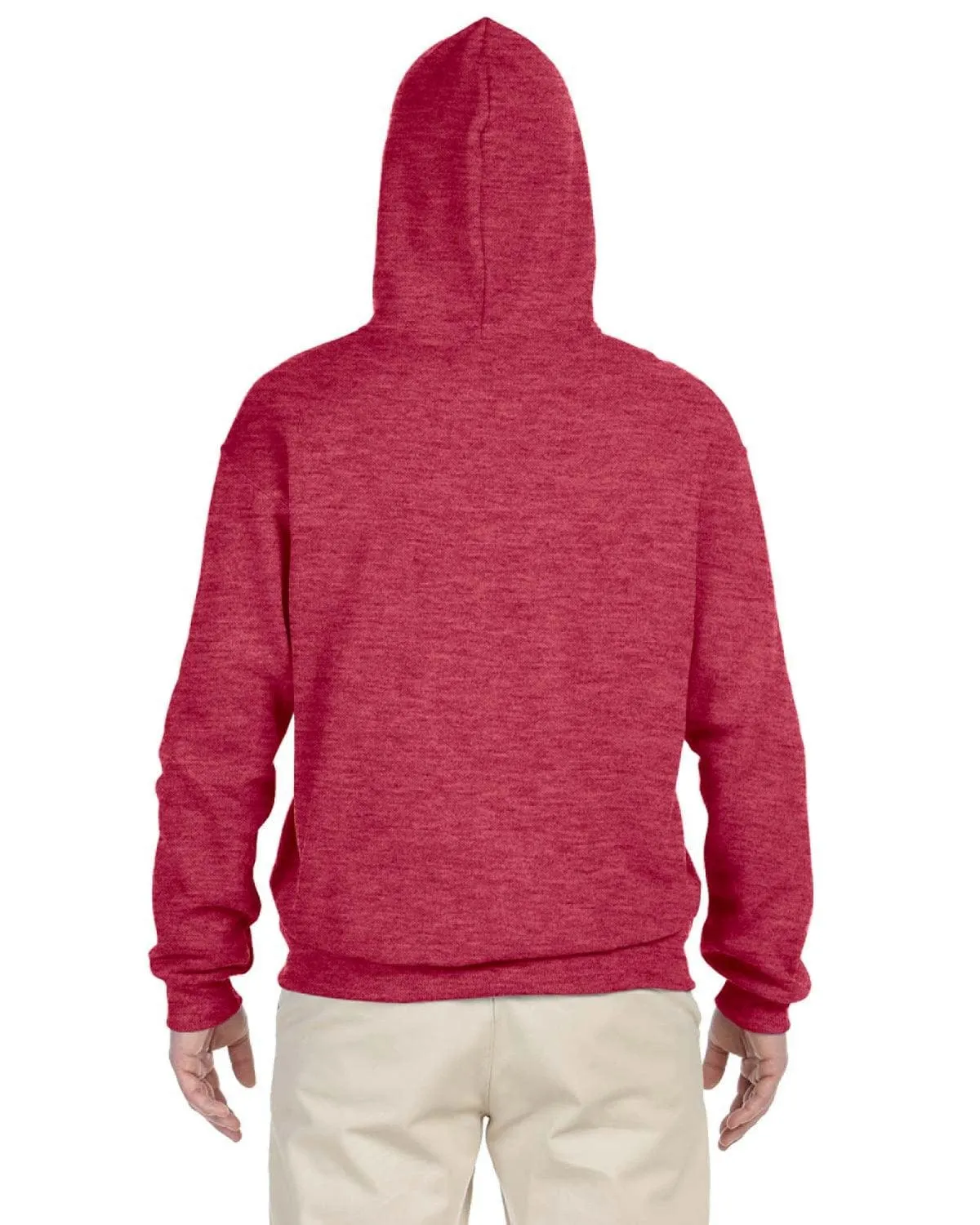 Jerzees 50/50 Hooded Sweatshirt | Vintage Hth Red