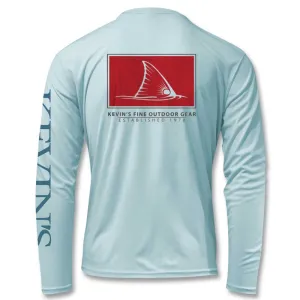 Kevin's Long Sleeve Performance Red Fish T-Shirt