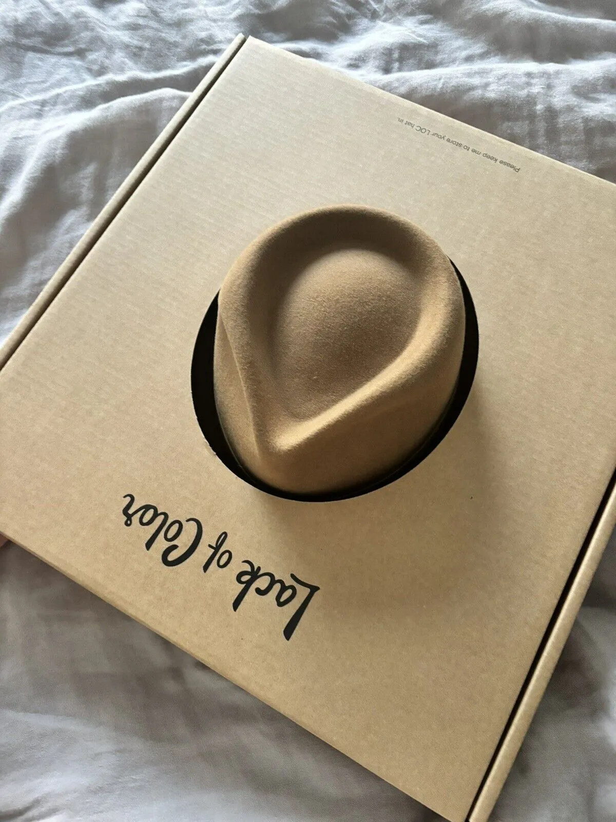 Lack Of Colour The Mirage Hat In Teak Unisex 59cm L BNWT