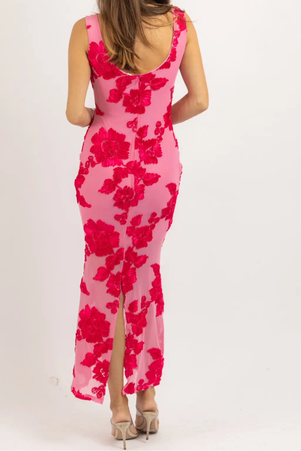 Layla Mesh Maxi Dress