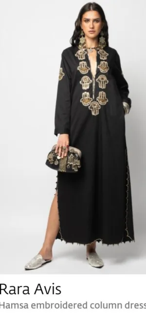 Limited Edition Rockefeller Holidays Black Kaftan