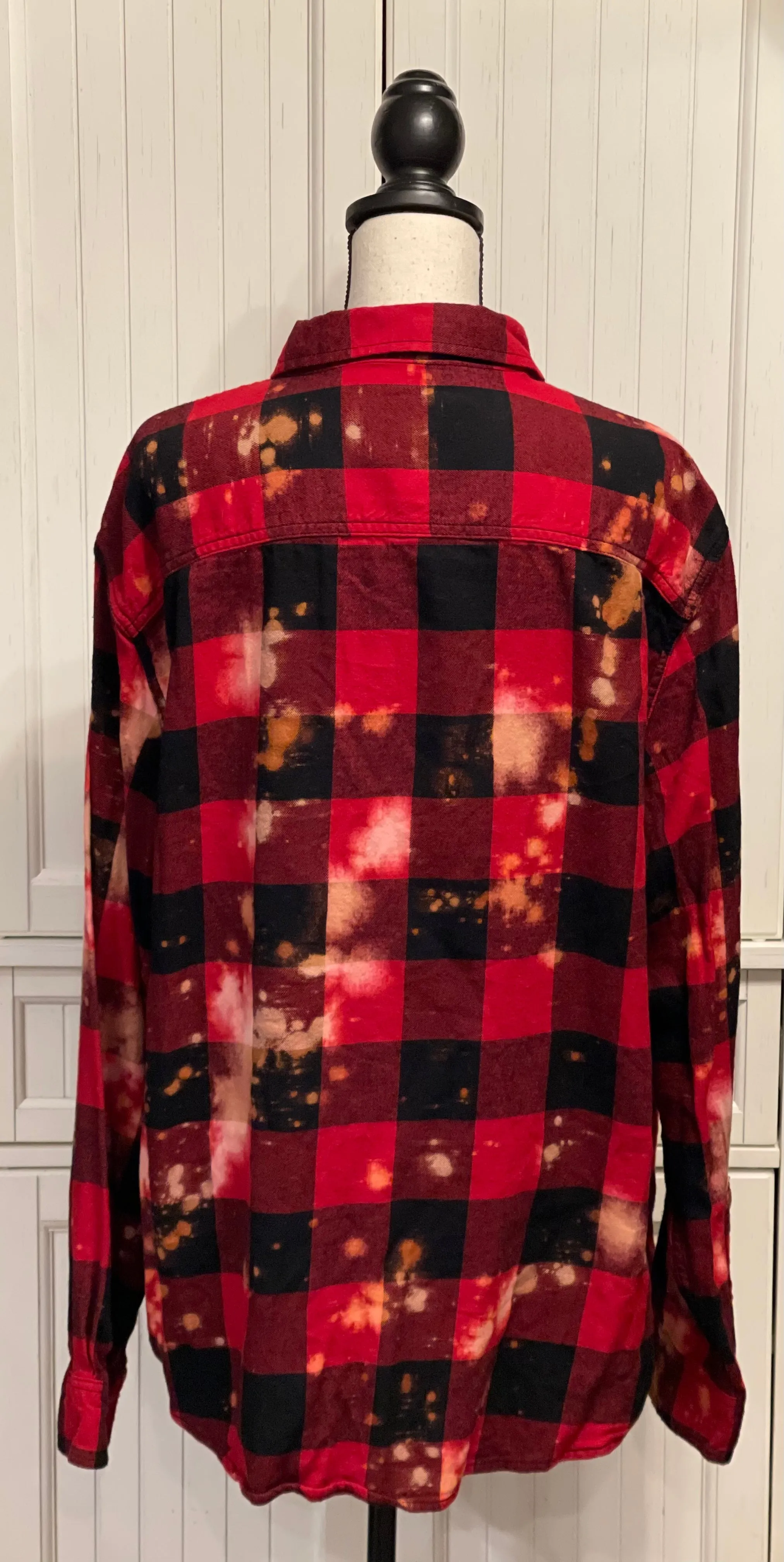 Lisa Marie Distressed Flannel ~ Unisex Size 3XL