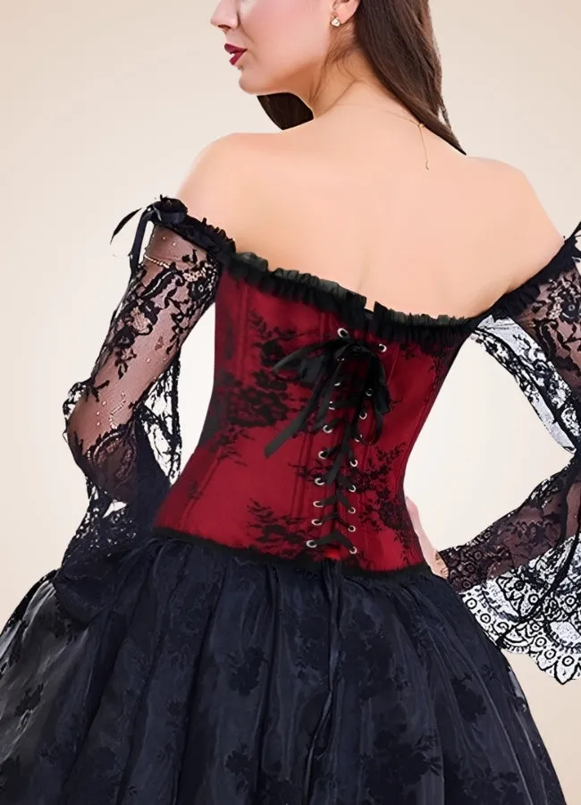 Long Sleeve Steampunk Bustier
