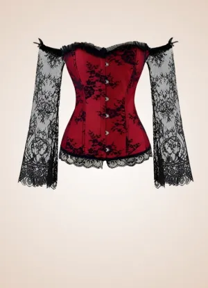 Long Sleeve Steampunk Bustier