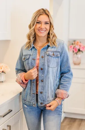 Loving Everyday Pulse Exclusive Denim Jacket- Medium Wash