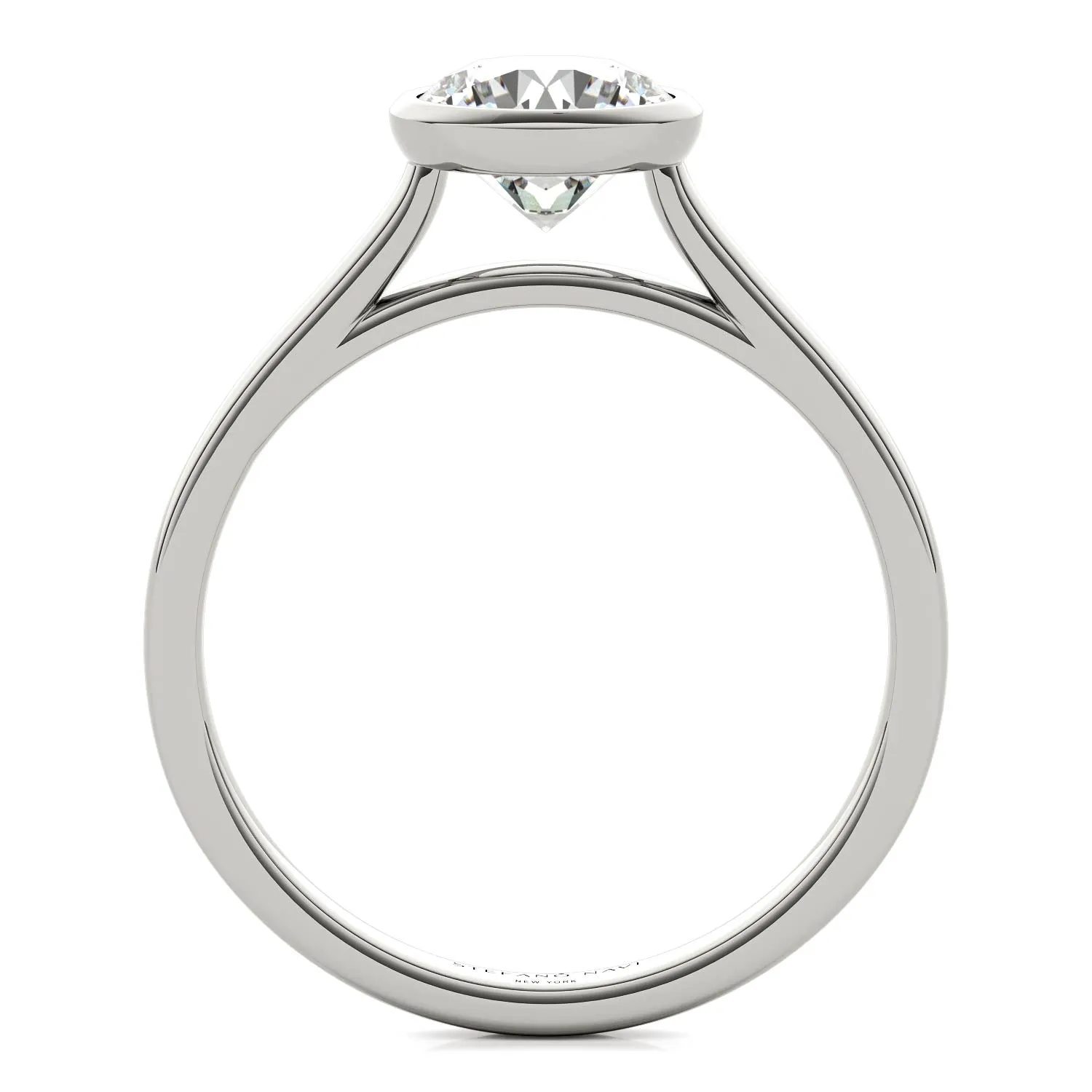 Lucia Bezel-Set Engagement Ring
