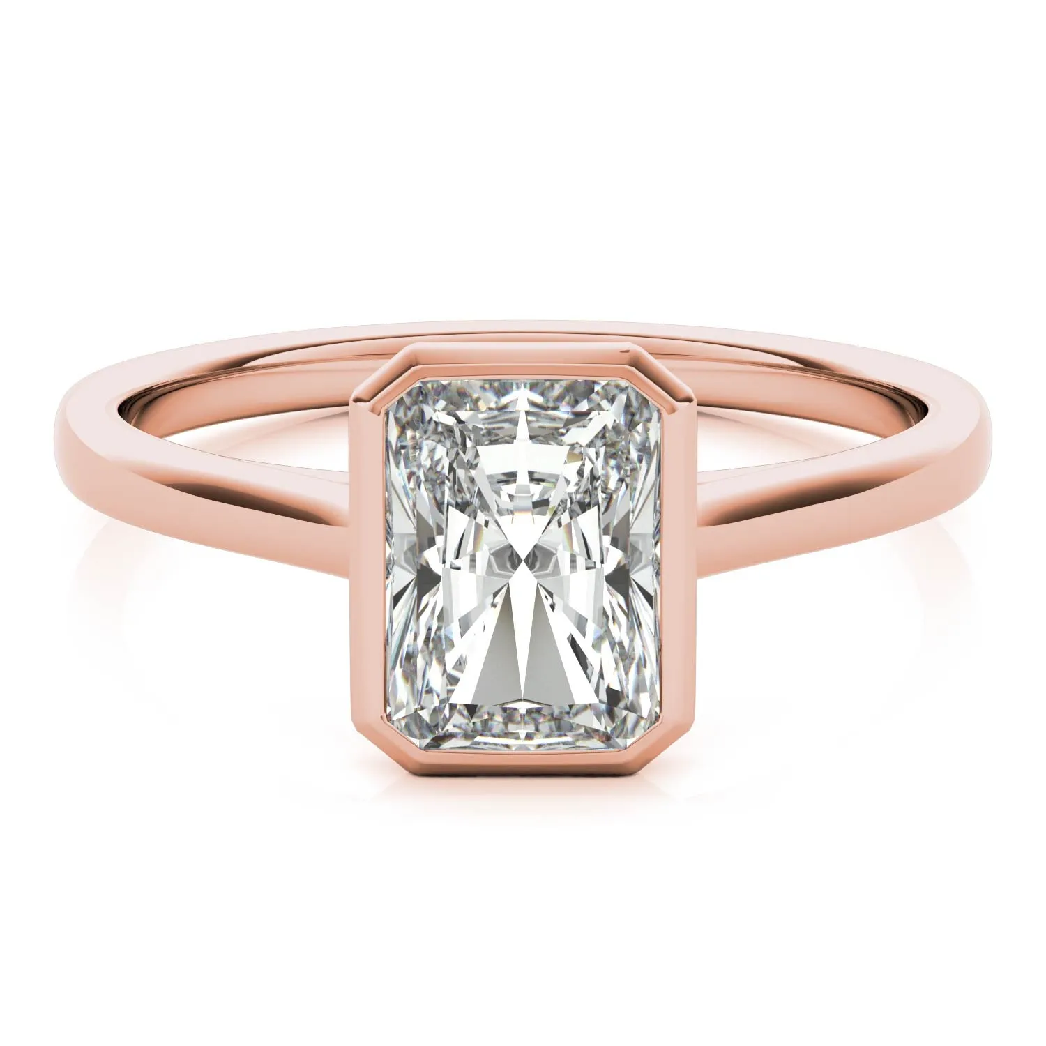 Lucia Bezel-Set Engagement Ring