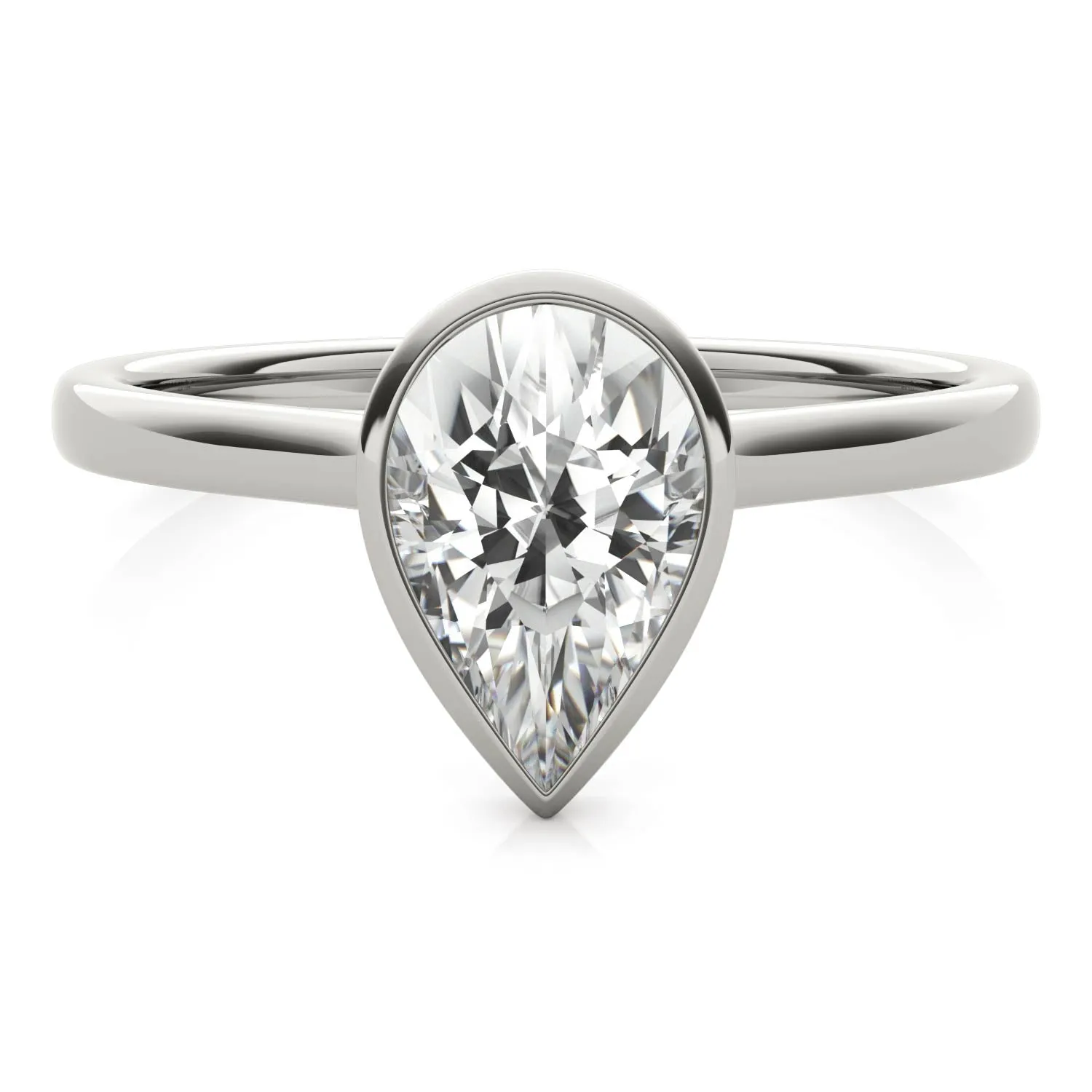 Lucia Bezel-Set Engagement Ring