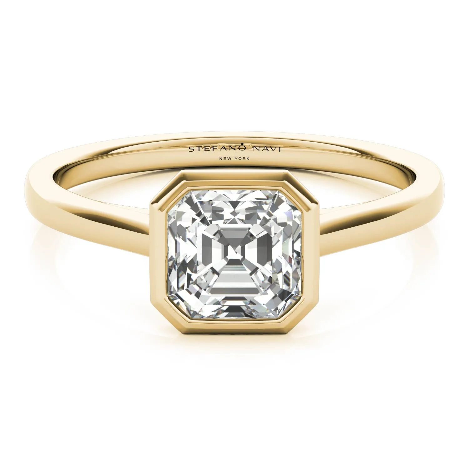 Lucia Bezel-Set Engagement Ring