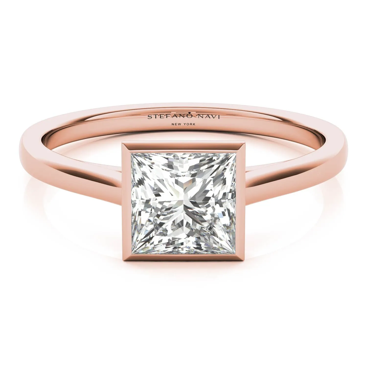 Lucia Bezel-Set Engagement Ring