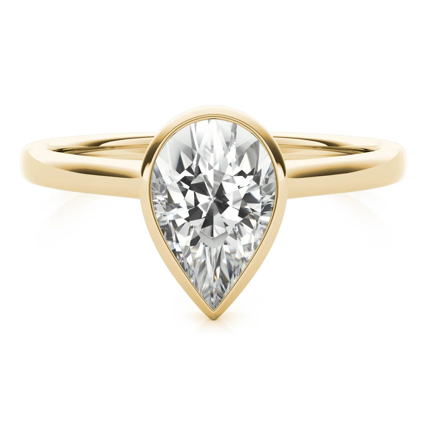 Lucia Bezel-Set Engagement Ring