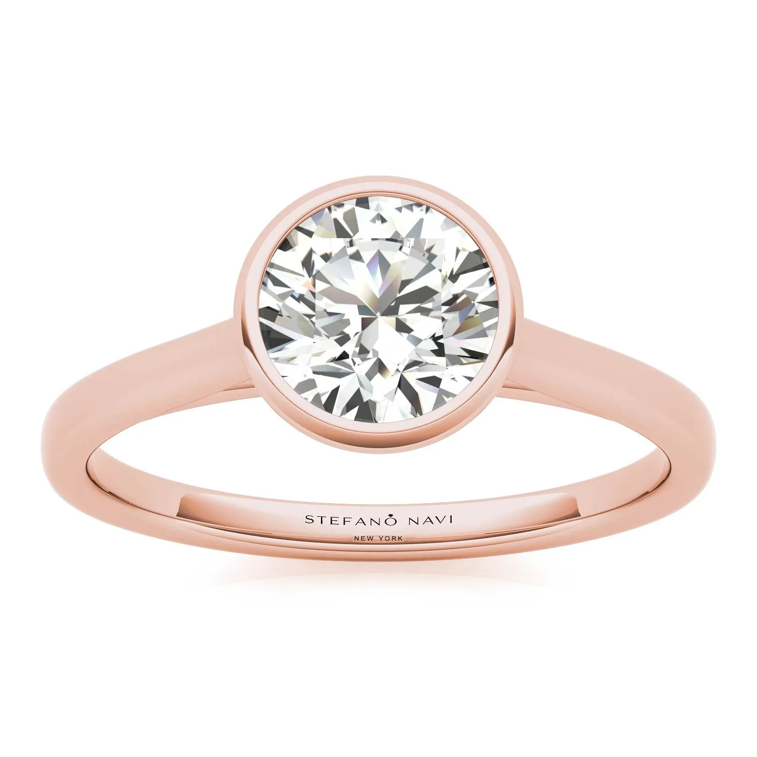Lucia Bezel-Set Engagement Ring
