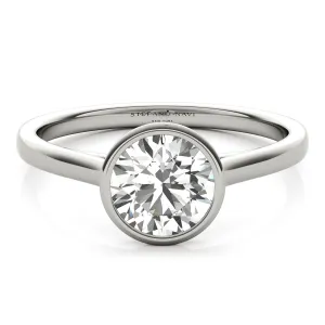 Lucia Bezel-Set Engagement Ring