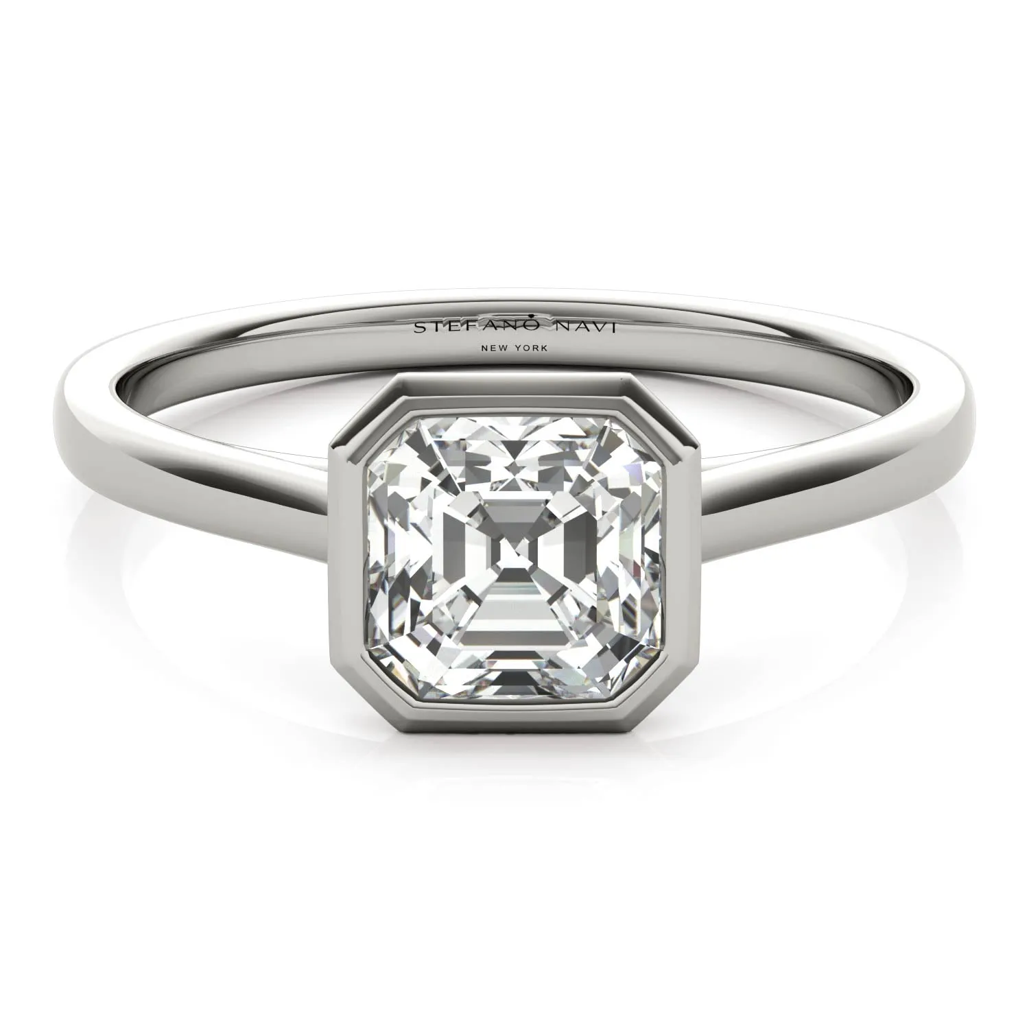 Lucia Bezel-Set Engagement Ring