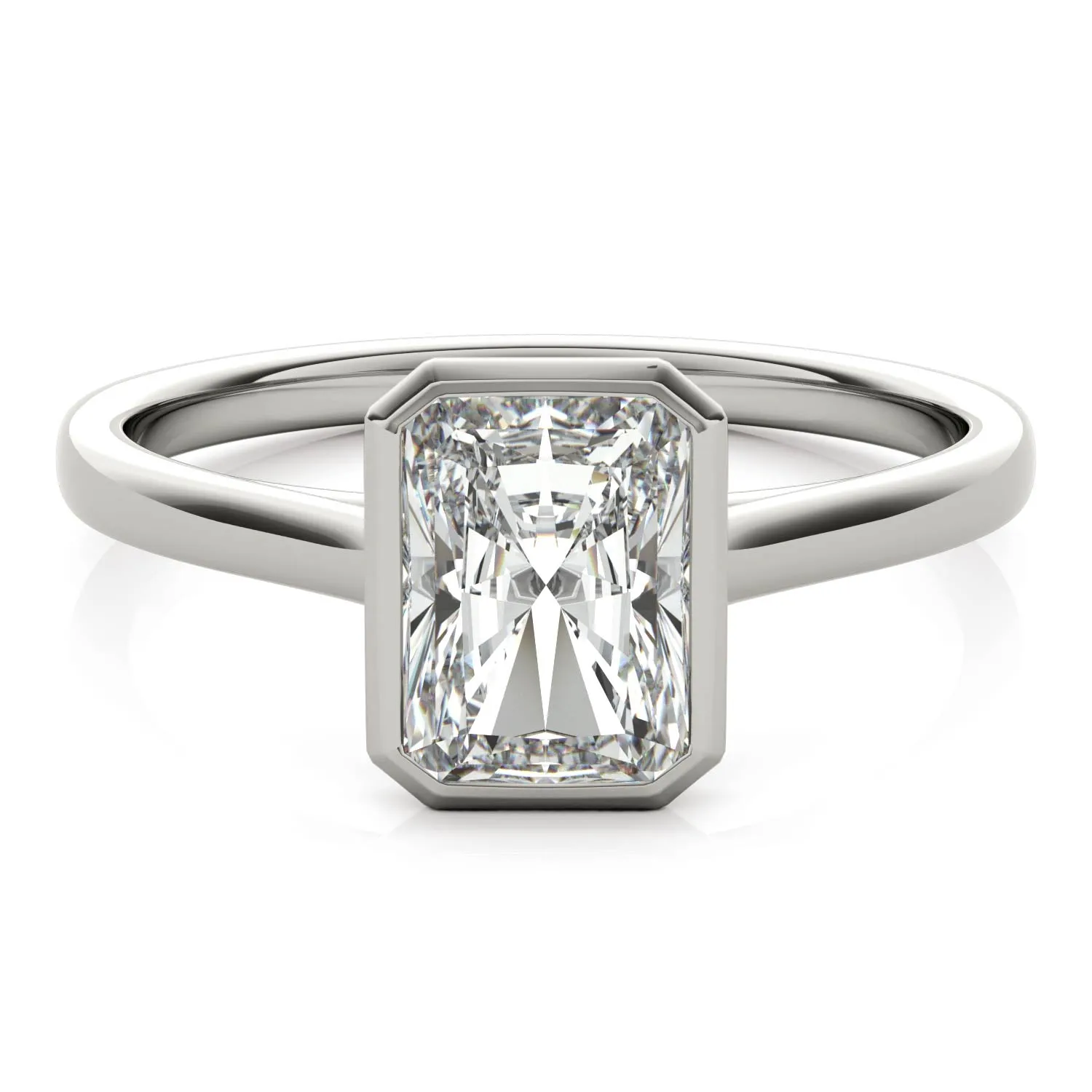 Lucia Bezel-Set Engagement Ring
