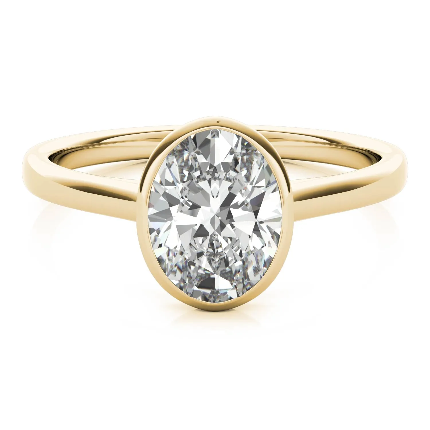Lucia Bezel-Set Engagement Ring
