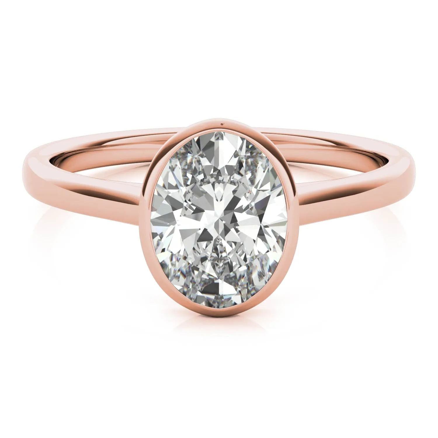 Lucia Bezel-Set Engagement Ring