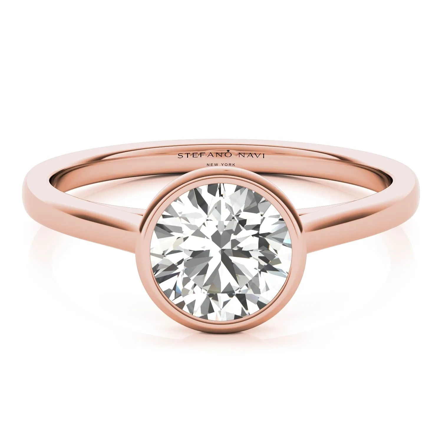 Lucia Bezel-Set Engagement Ring