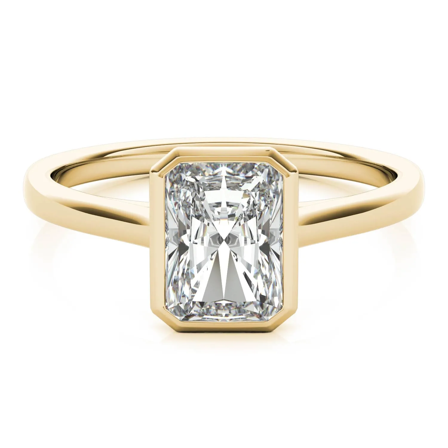 Lucia Bezel-Set Engagement Ring